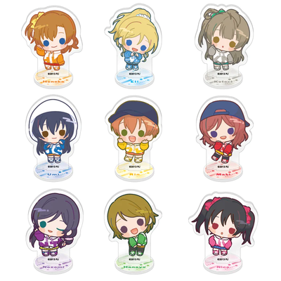 [PREORDER] Love Live Hoodies Ver Mini Acrylic Stands Chibi