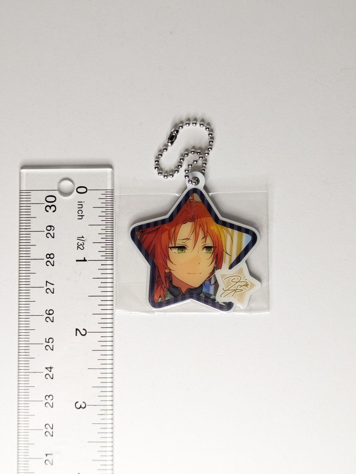 Leo Tsukinaga Ensemble Stars Metal Star Keychain