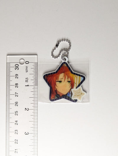 Leo Tsukinaga Ensemble Stars Metal Star Keychain