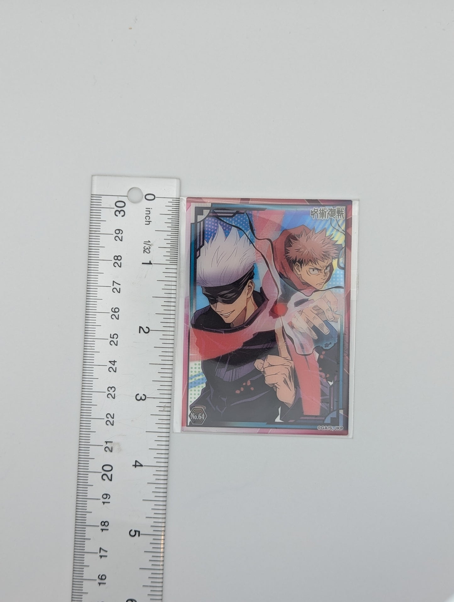 Gojo Satoru Yuji Itadori Jujutsu Kaisen Plastic Wafer Card