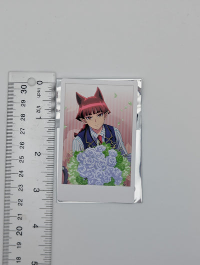 Opera Welcome to Demon School / Mairimashita Iruma-kun Bouquet ver. Polaroid-style Card