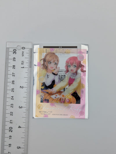 Hanamaru Kunikida & Ruby Kurosawa Love Live Sunshine UR Pair Clear Card