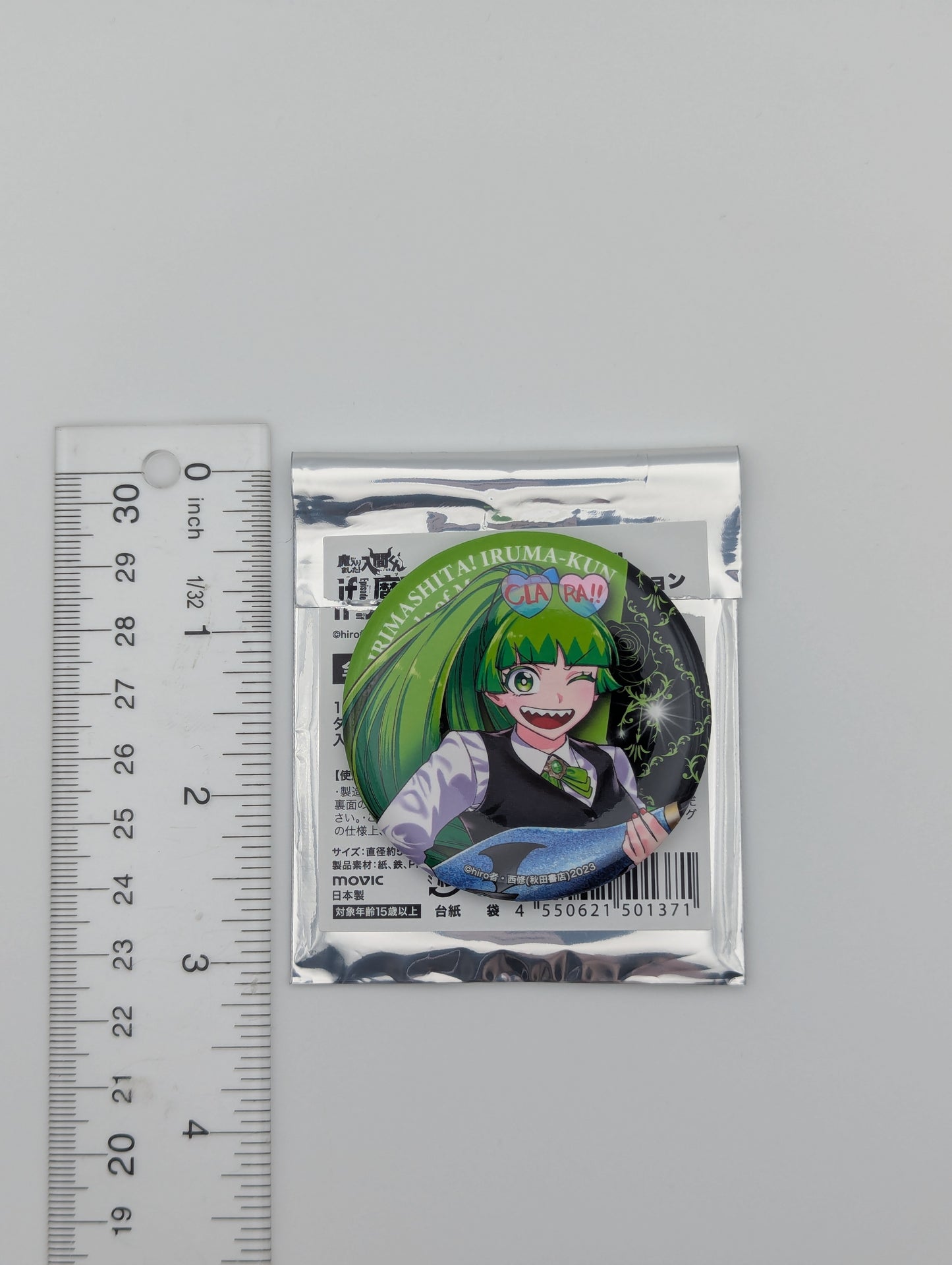 Clara Valac Welcome to Demon School Iruma-kun Club Babyl Can Badge