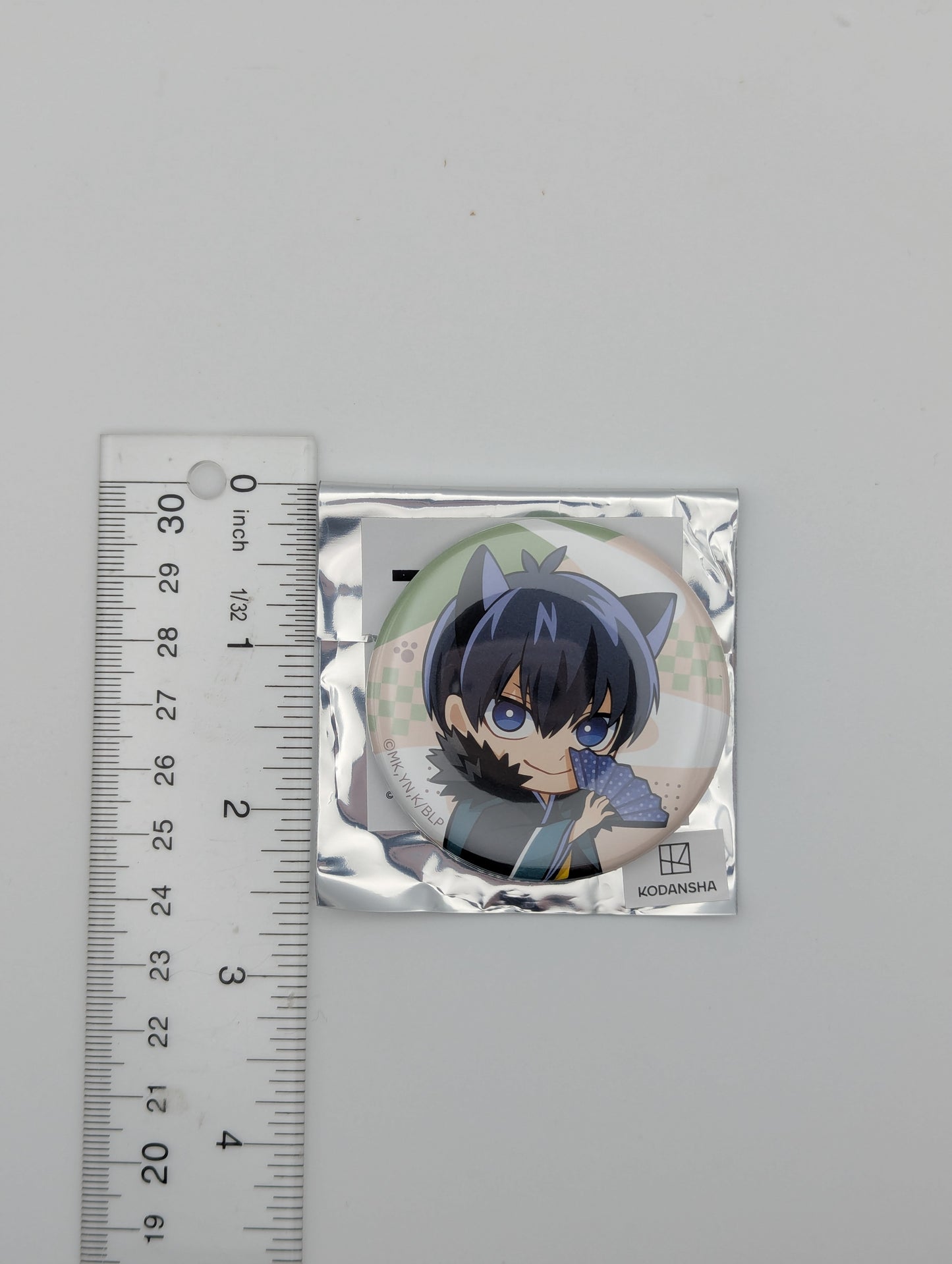 Isagi Yoichi Blue Lock Wafuku Kemomimi Can Badge