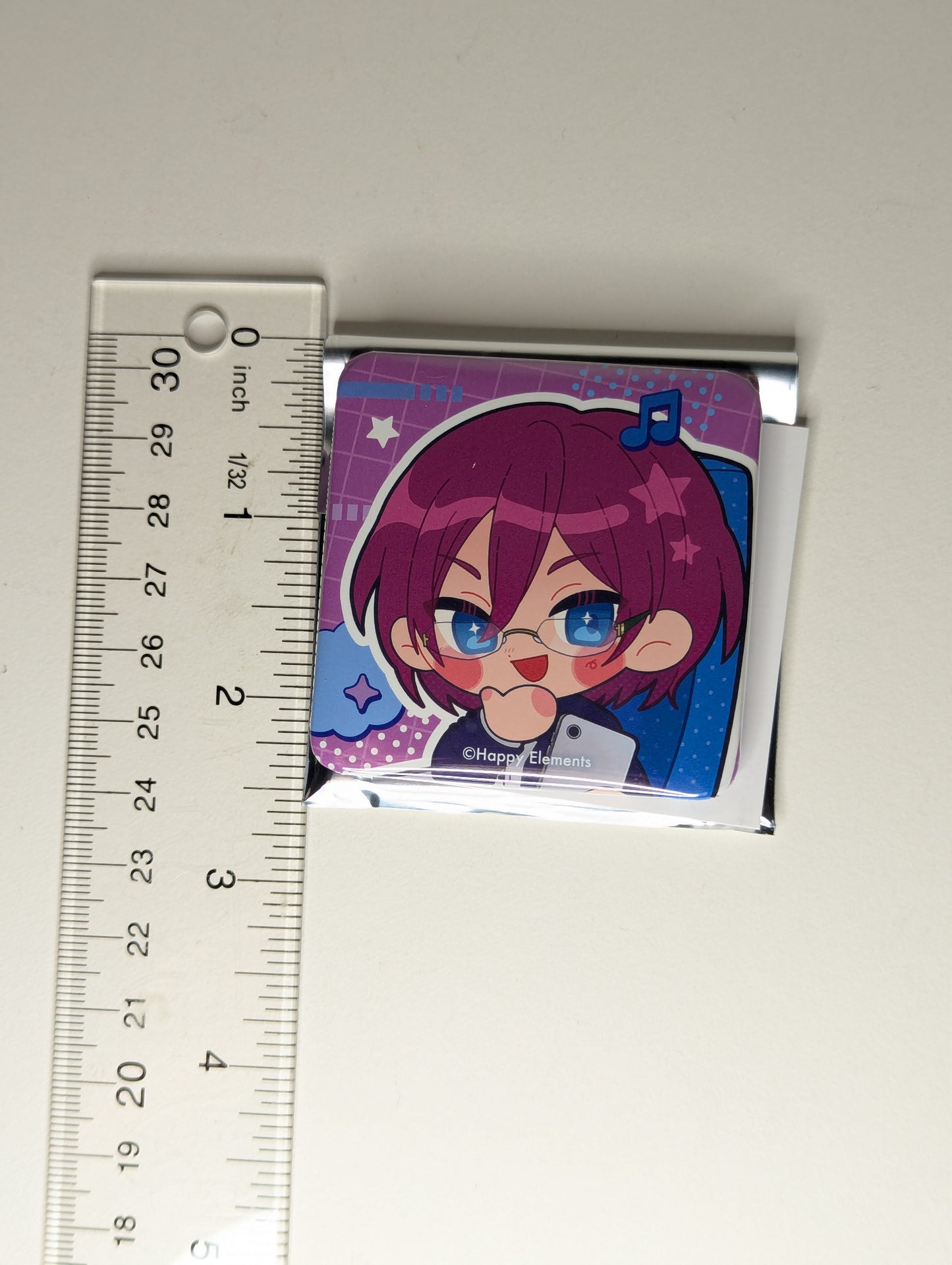 Ibara Saegusa Ensemble Stars Wakuwaku Trip Square Can Badge