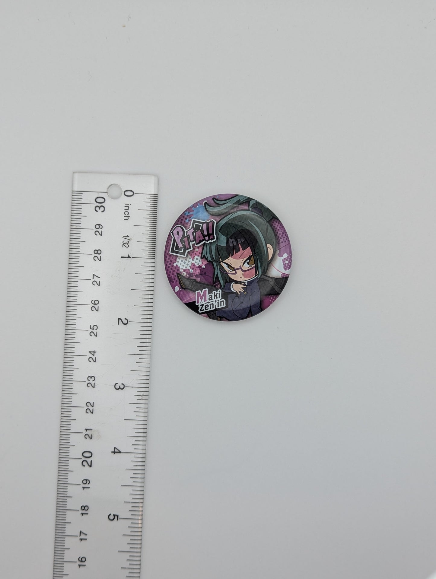 Maki Zenin Jujutsu Kaisen Can Badge