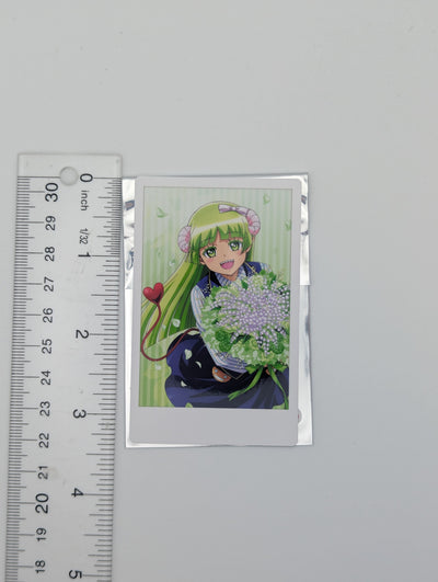 Clara Valac Welcome to Demon School / Mairimashita Iruma-kun Bouquet ver. Polaroid-style Card