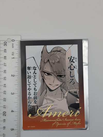 Ameri Azazel Mairimashita Iruma-kun Mafia Foil-Stamped Bromide