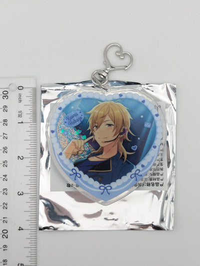 Kaoru Hakaze Ensemble Stars CN Heart Cake Glitter Acrylic Keychain
