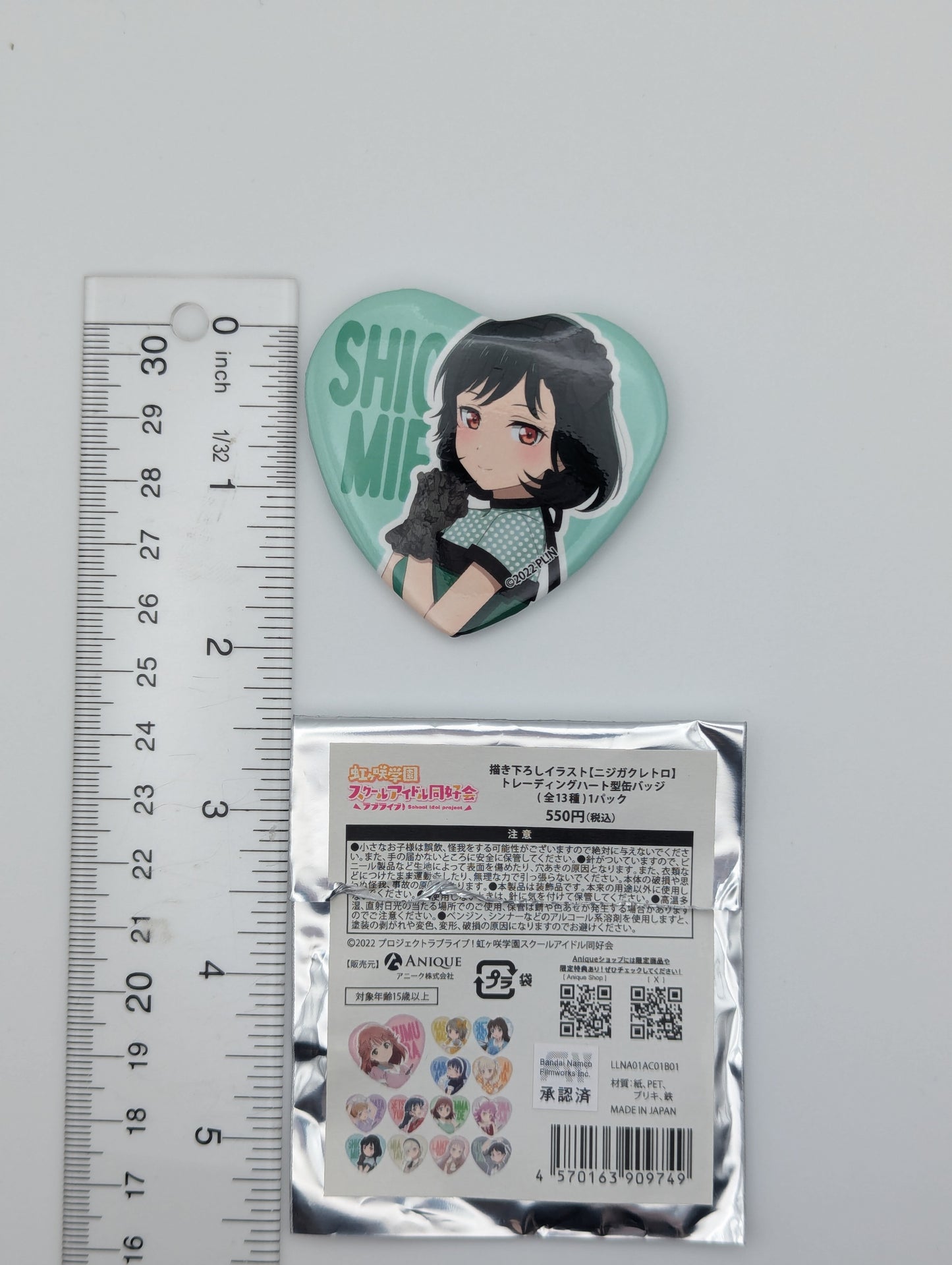 Shioriko Mifune Love Live! Nijigasaki Can Badge