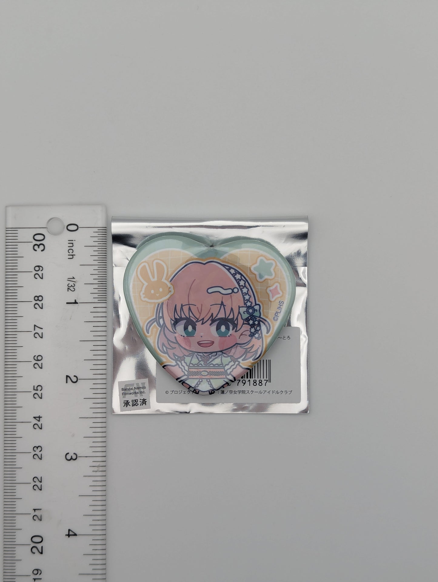 Kaho Hinoshita Link! Like! Love Live Hasunosora New Toro Heart Can Badge