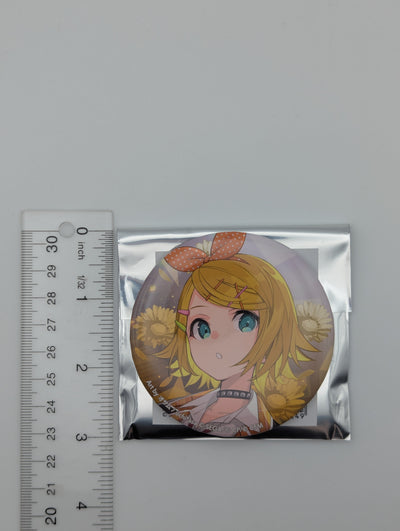 Kagamine Rin Project Sekai 4th Anniversary Connect Live Can Badge