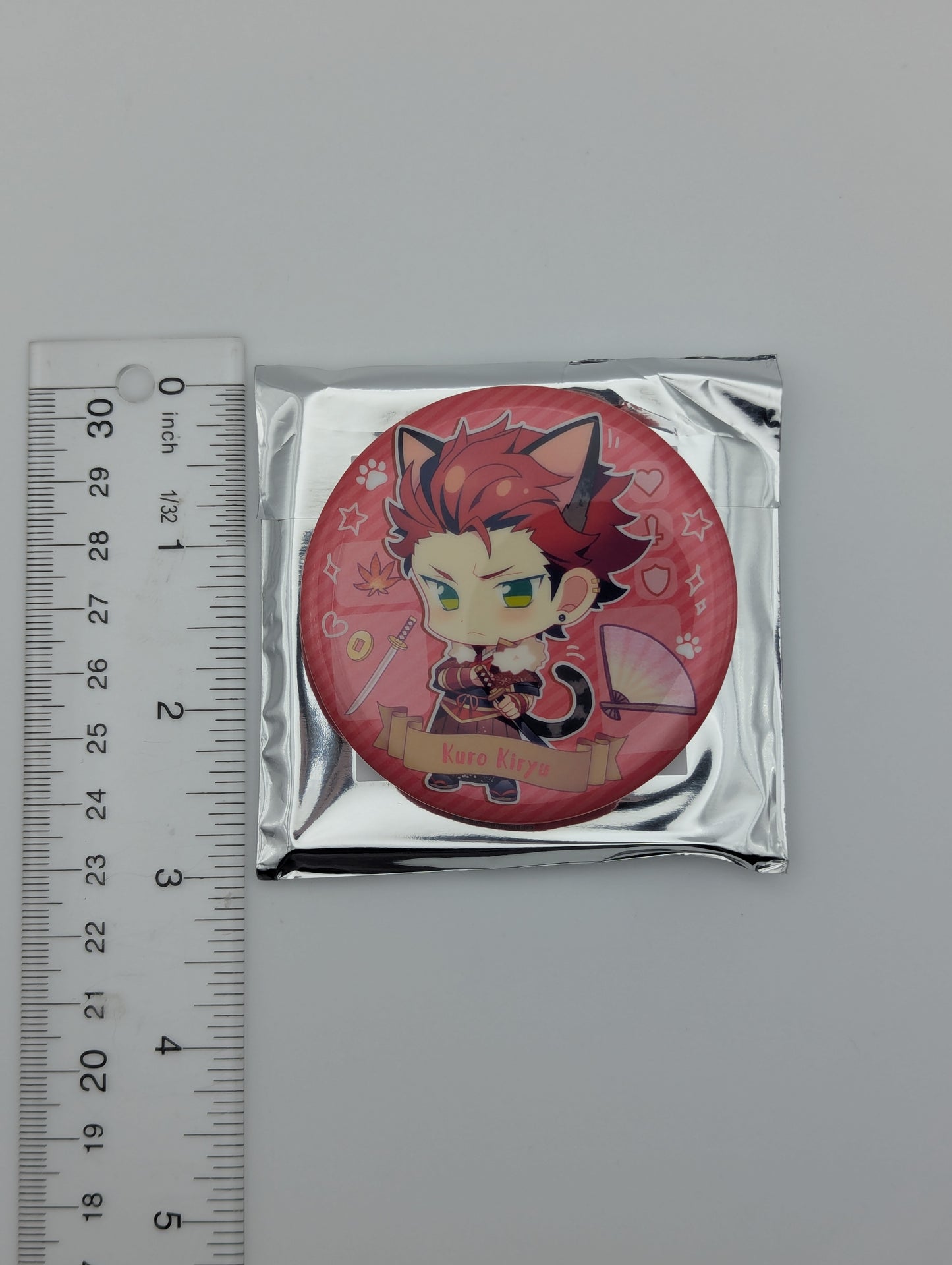 Kuro Kiryu Ensemble Stars CN Kitty Can Badge