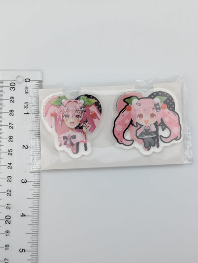 Hatsune Miku Sakura Miku Vocaloid Kuji Acrylic Clip Set