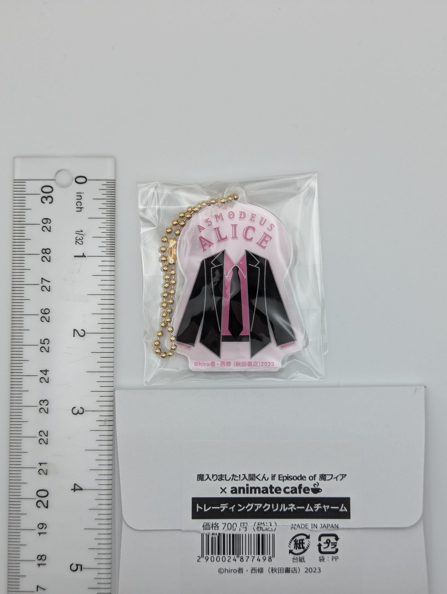 Asmodeus Alice Mairimashita / Welcome to Demon School Iruma-kun Animate Cafe Acrylic Keychain