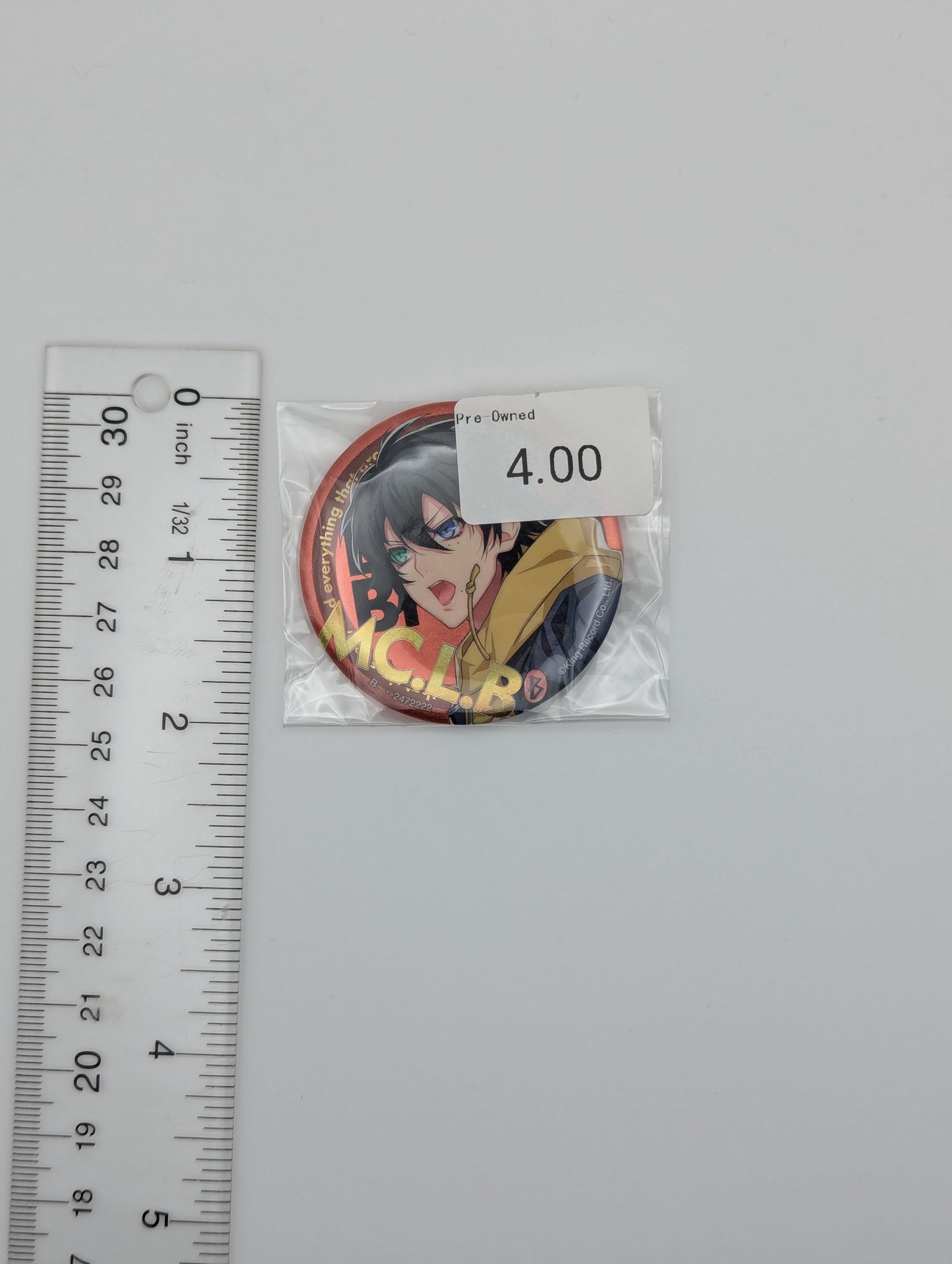 Saburo Yamada Hypnosis Mic Can Badge