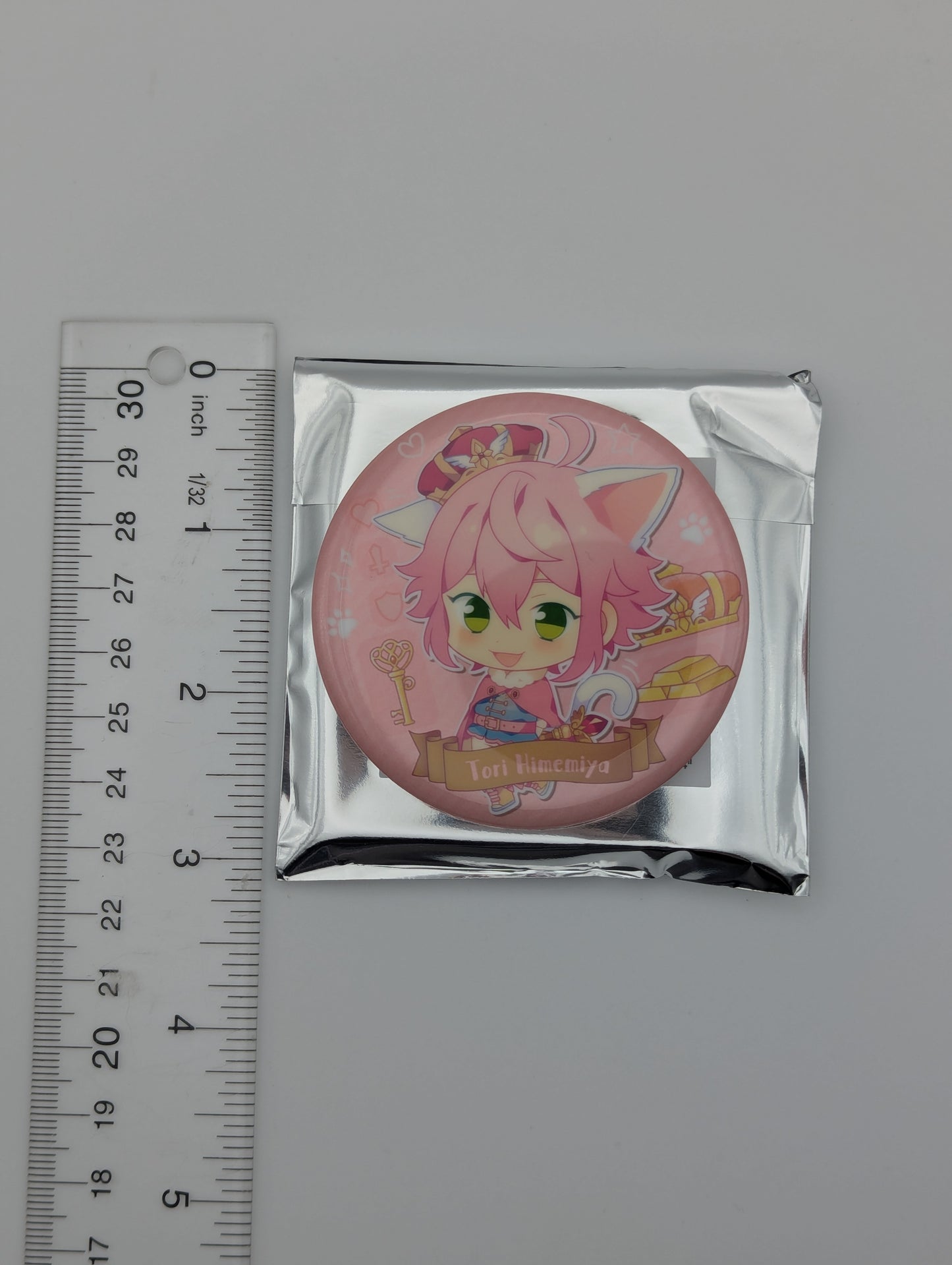 Tori Himemiya Ensemble Stars CN Kitty Can Badge