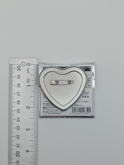Yu Takasaki Love Live Nijigasaki x Village Vanguard Heart Can Badge