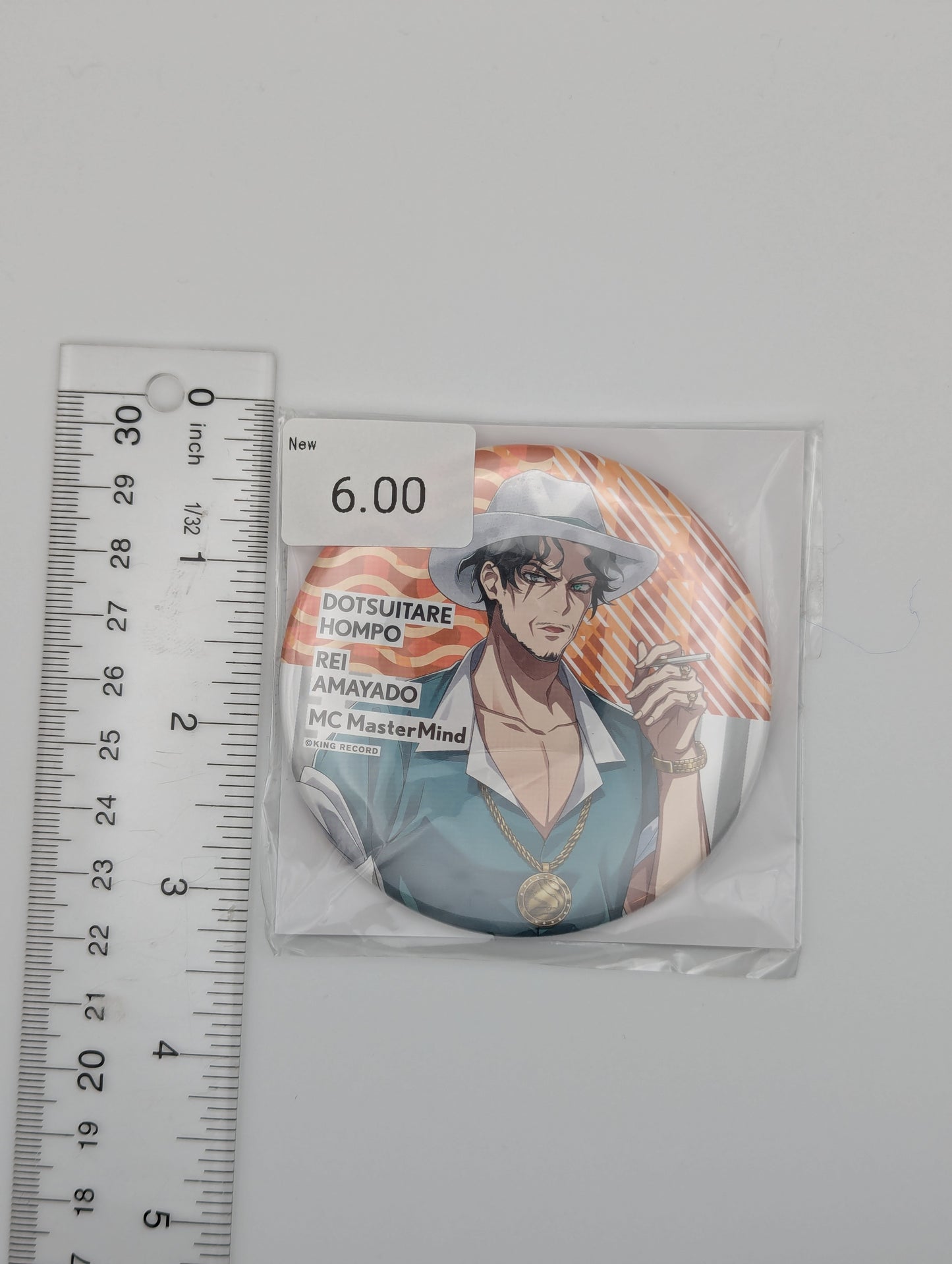 Rei Amayado Hypnosis Mic Can Badge