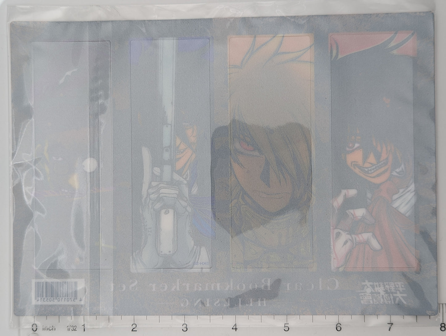 Hellsing Clear Bookmark Set