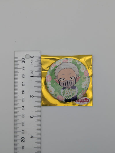 Balam Shichiro Welcome to Demon School / Mairimashita Iruma-kun Bouquet Ver. Can Badge