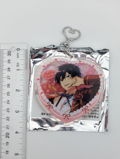 Hokuto Hidaka Ensemble Stars CN Heart Cake Glitter Acrylic Keychain