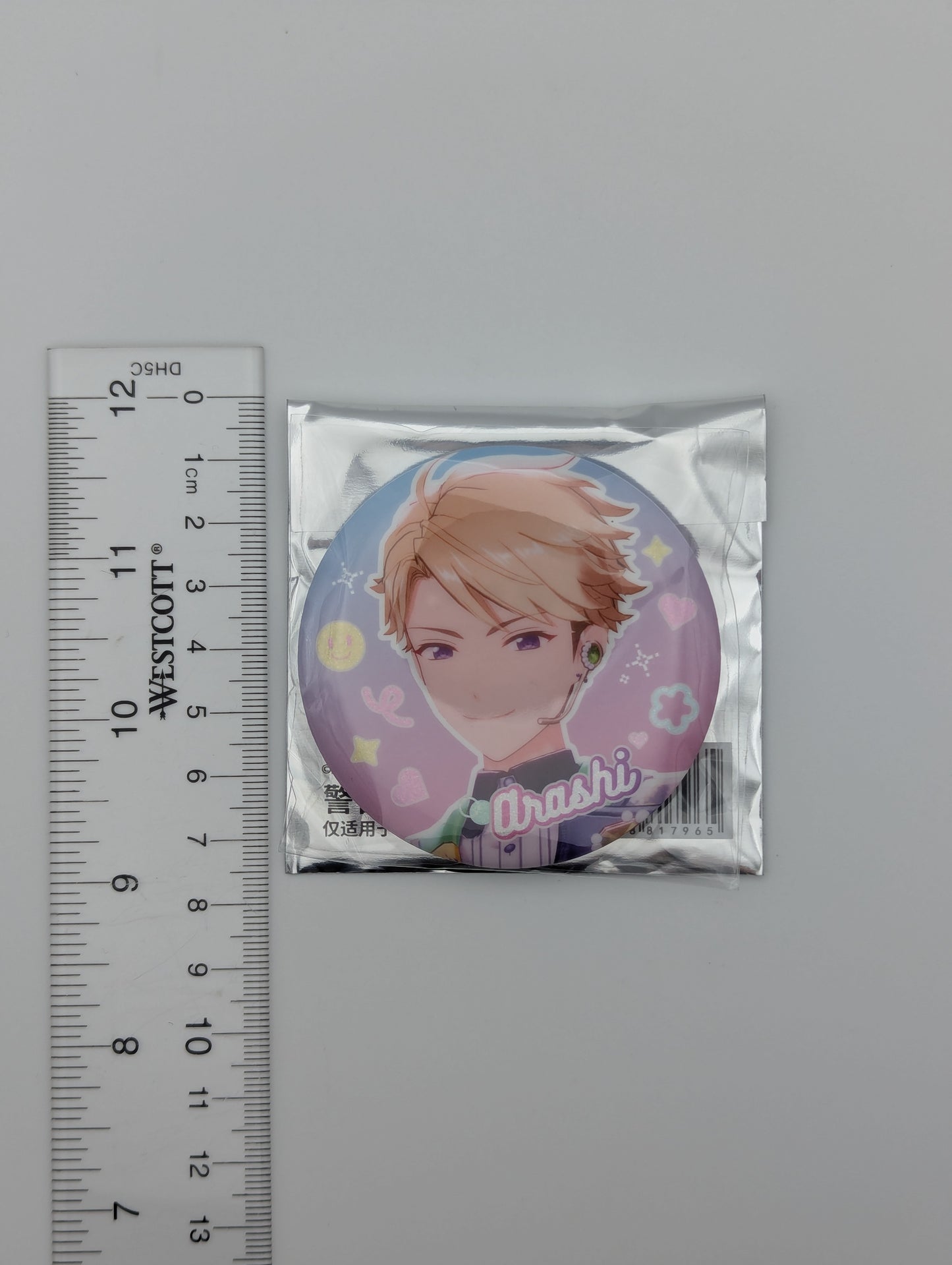 Arashi Narukami Ensemble Stars CN Can Badge