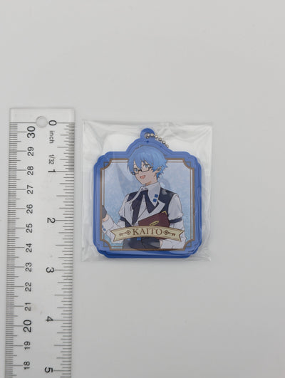 KAITO Hatsune Miku Glasses x Cafe Kuji Rubber Keychain