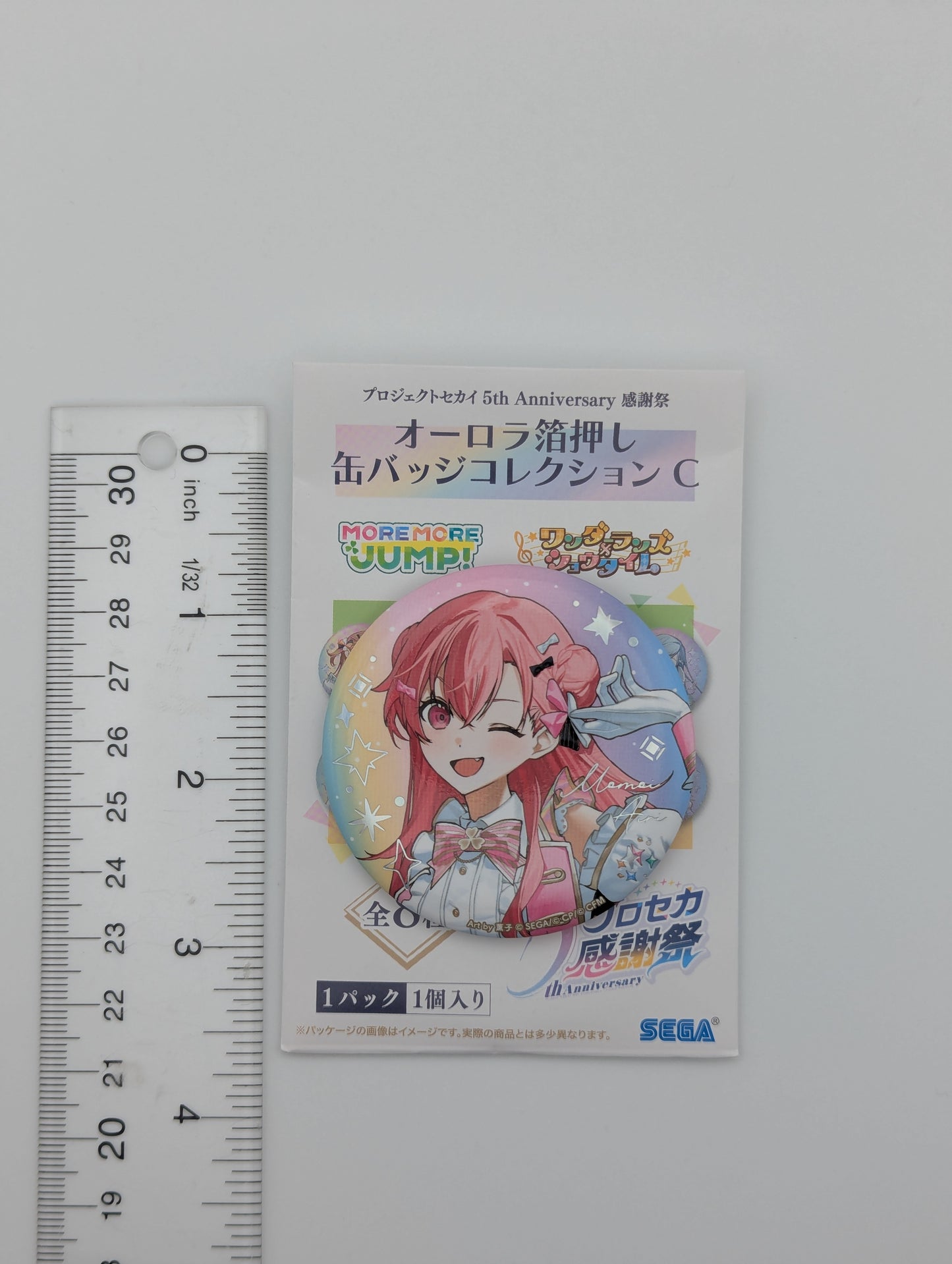 Airi Momoi Project Sekai 5th Anniversary Thanksgiving Can Badge