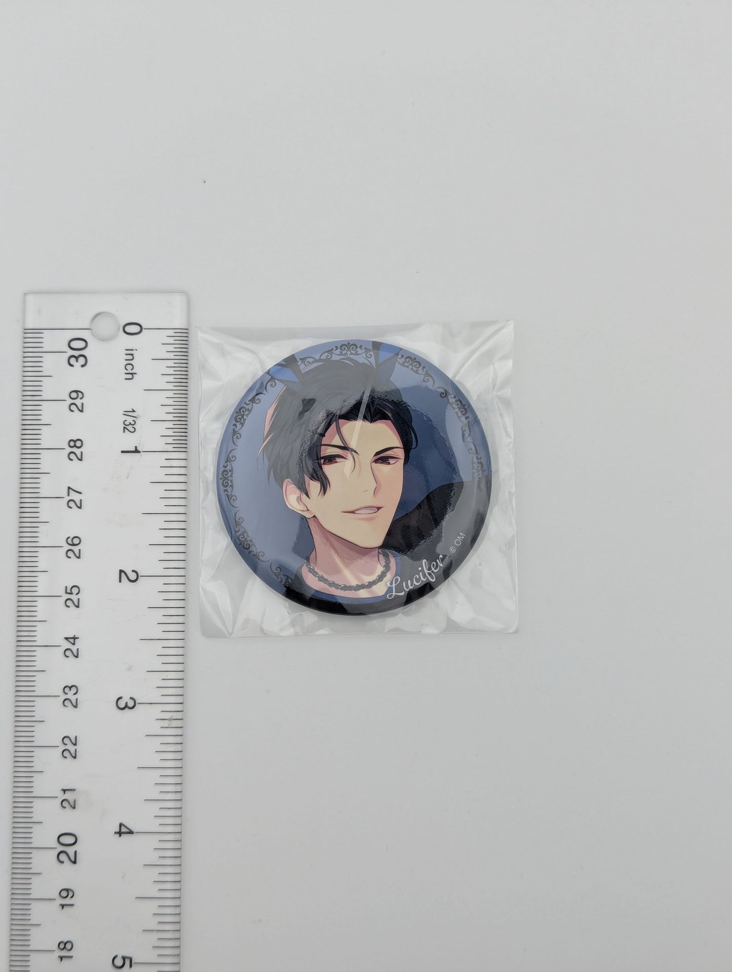 Lucifer Obey Me Bunny Boy! Can Badge