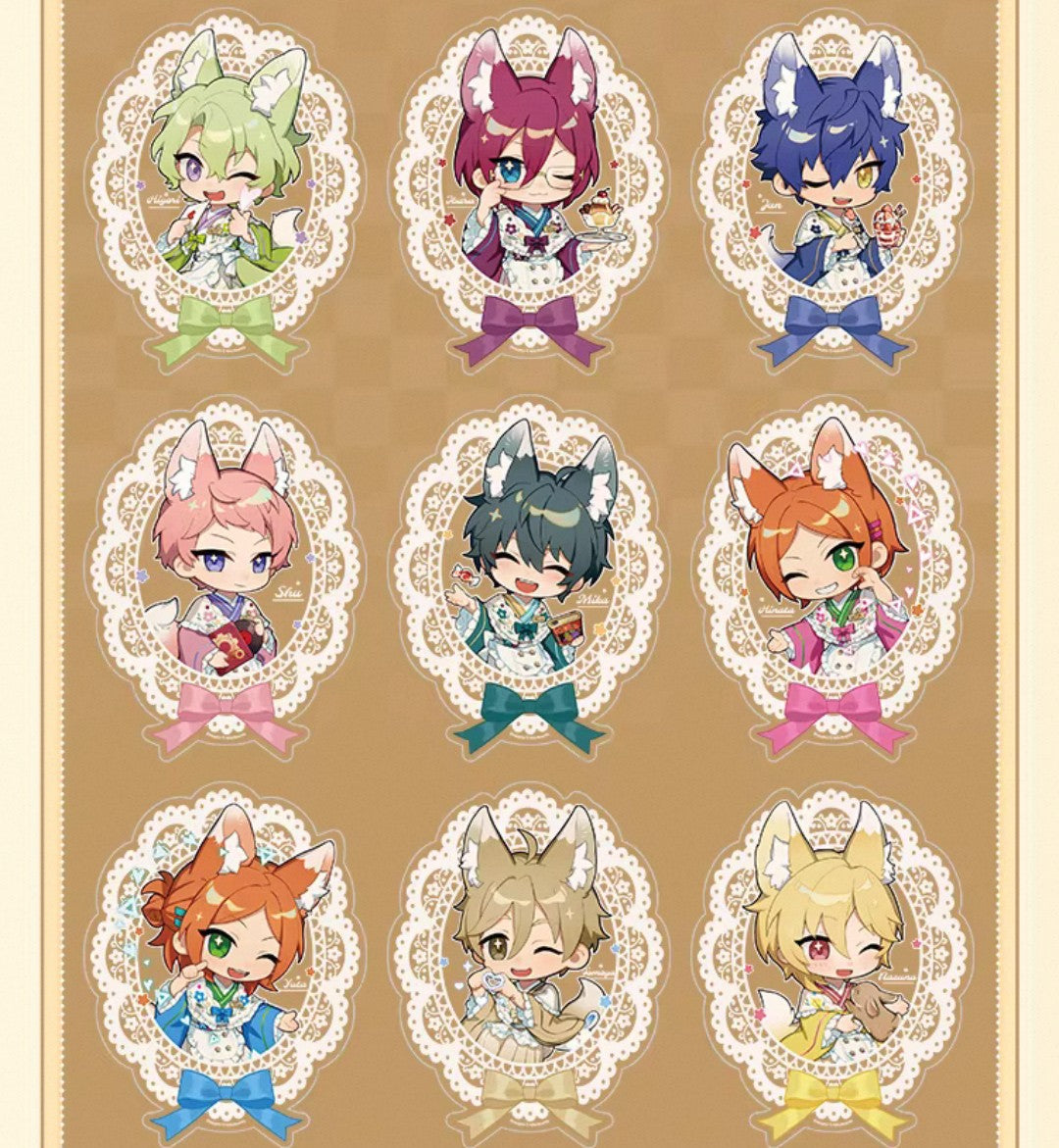 [PREORDER] CN Ensemble Stars Fox Tea Party Clear Cards Set A