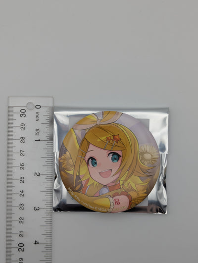 Kagamine Rin Project Sekai 4th Anniversary Connect Live Can Badge