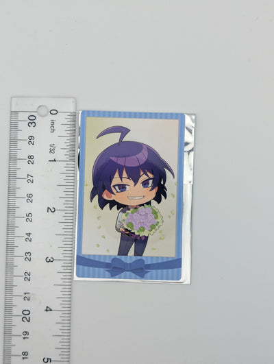 Evil Iruma Suzuki Welcome to Demon School / Mairimashita Iruma-kun Bouquet ver. Chibi Polaroid-style Card