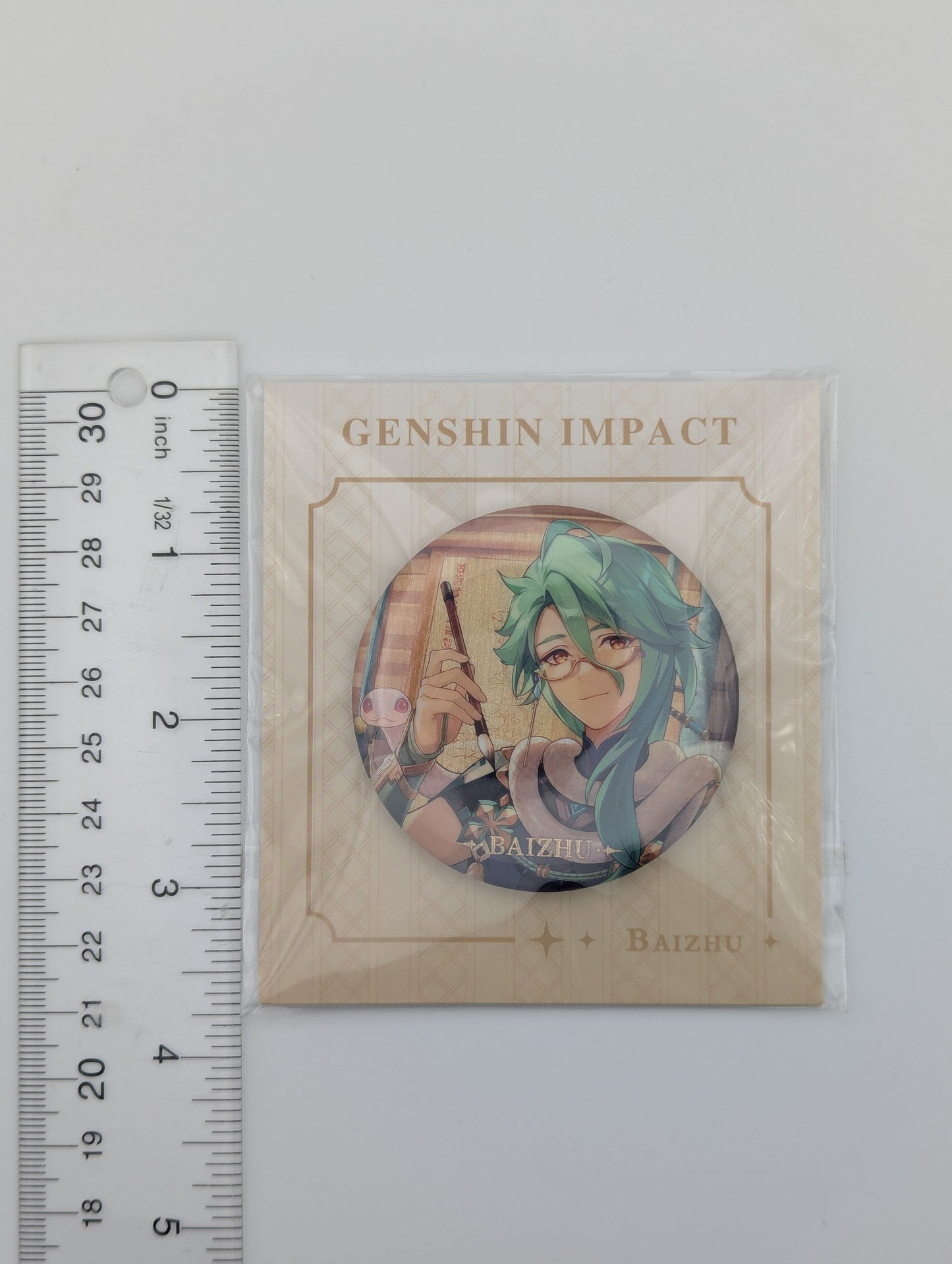 Baizhu Genshin Impact Can Badge