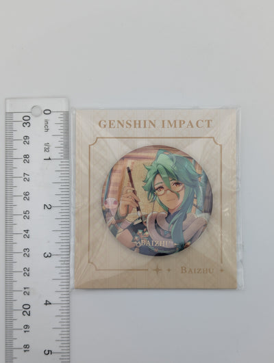 Baizhu Genshin Impact Can Badge