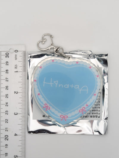 Hinata Aoi Ensemble Stars CN Heart Cake Glitter Acrylic Keychain