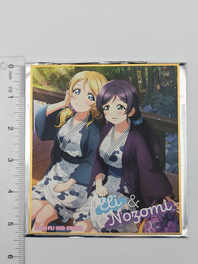 Eli Ayase & Nozomi Tojo Love Live UR Pair Shikishi Art Board