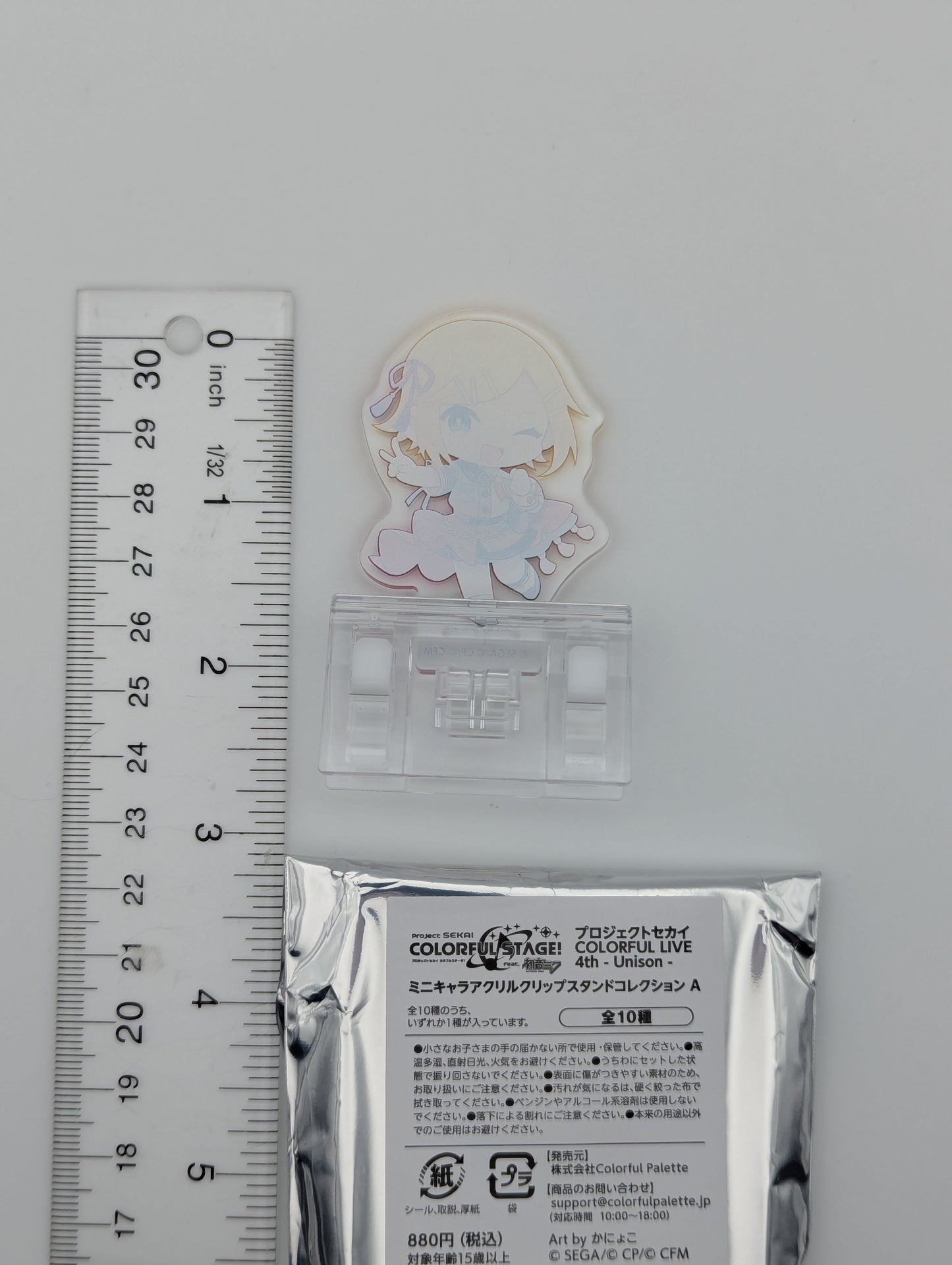 Kagamine Rin Project Sekai COLORFUL LIVE 4th -Unison- Acrylic Clip Holder