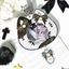 Black PVC Cat Badge Holder (5.8-7.5CM)