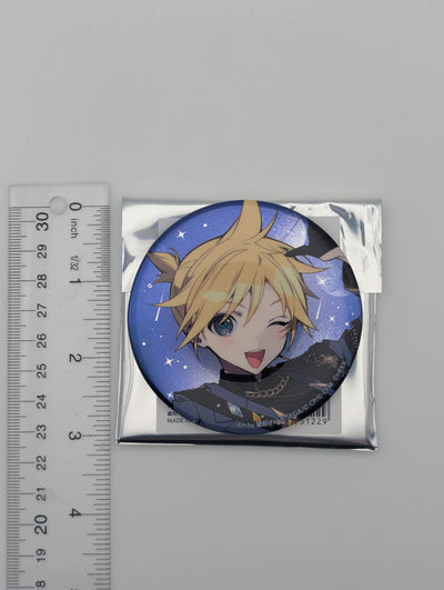 Kagamine Len Ensemble Stars x Project Sekai Can Badge