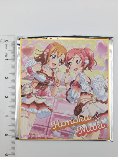 Honoka Kousaka & Maki Nishikino Love Live UR Pair Shikishi Art Board