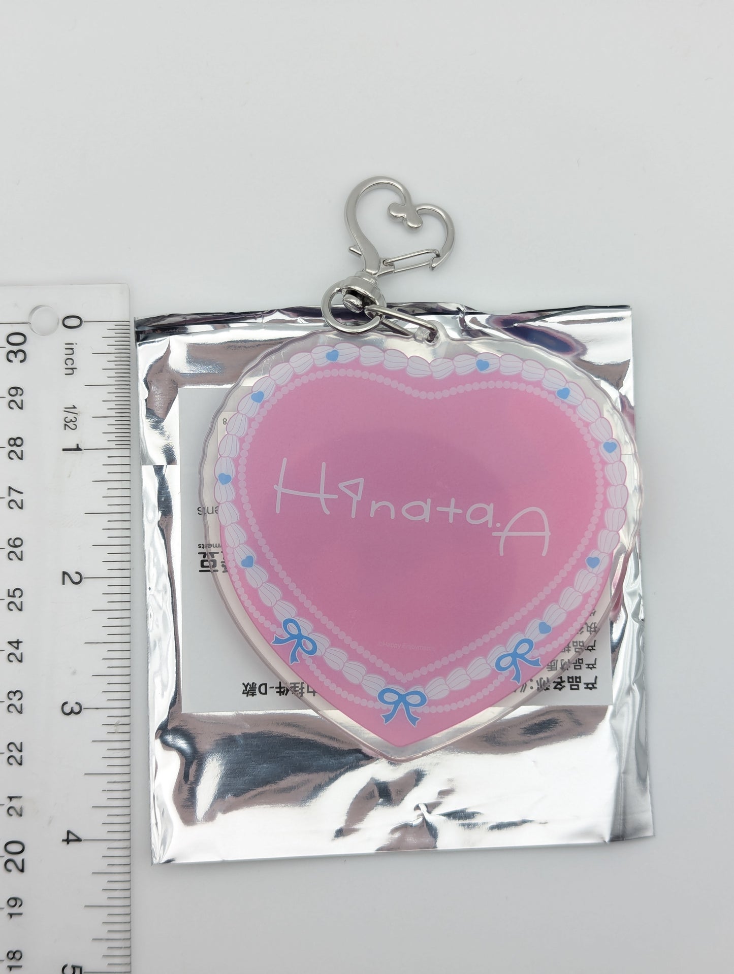 Hinata Aoi Ensemble Stars CN Heart Cake Glitter Acrylic Keychain