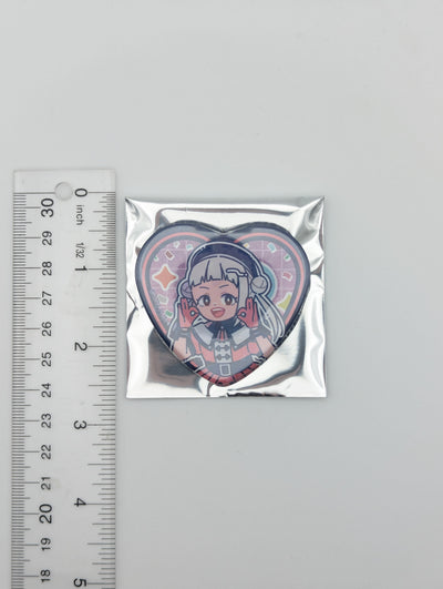 Chisato Arashi Love Live Heart Can Badge
