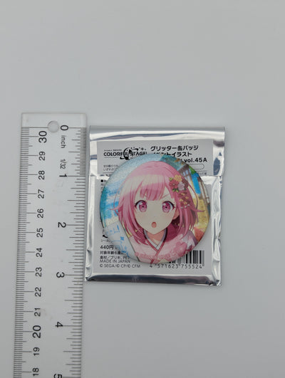 Emu Otori Project Sekai Glitter Can Badge