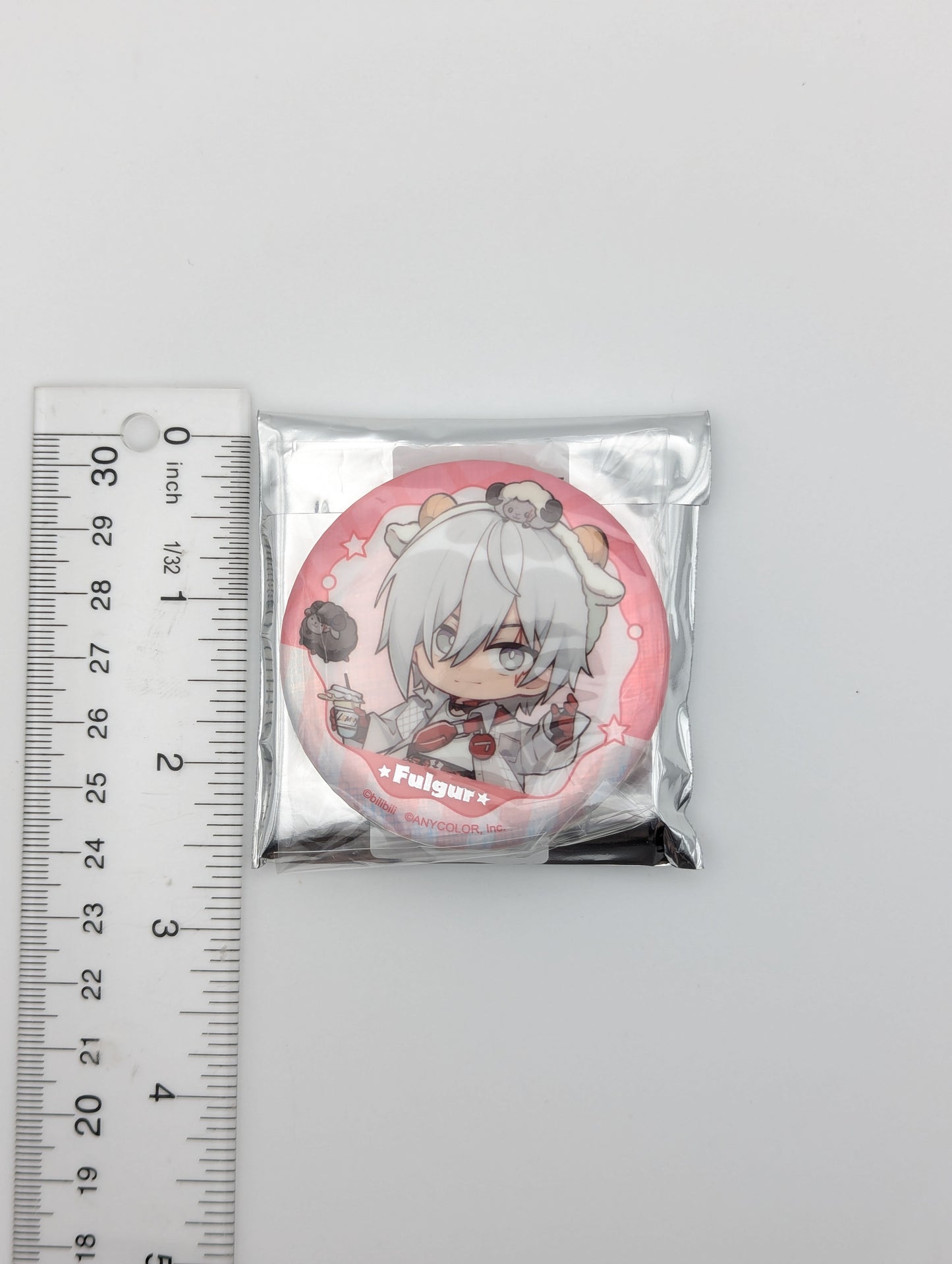 Fulgur Ovid Nijisanji x IPSTAR Can Badge