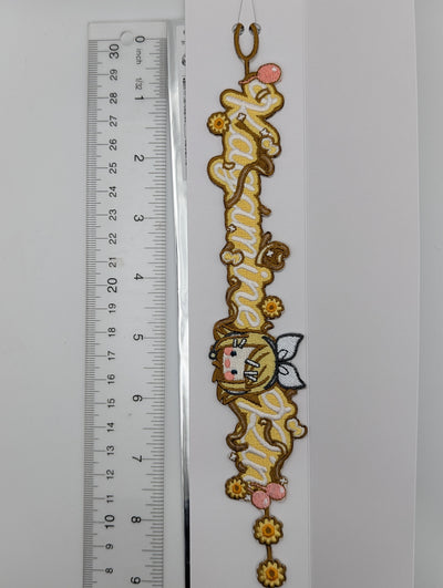 Kagamine Rin Project Sekai 4th Anniversary Embroidered Bracelet