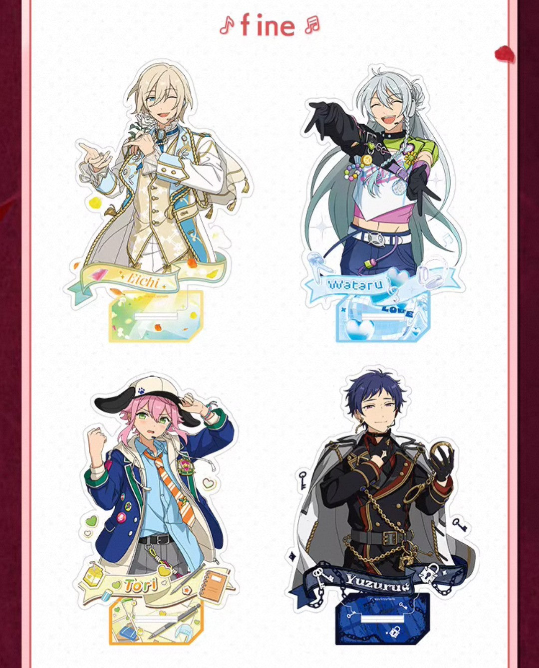 [PREORDER] CN Ensemble Stars 10 UNIT SONG Acrylic Stands