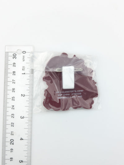 Hanami Ume Idolmaster Name Rubber Badge