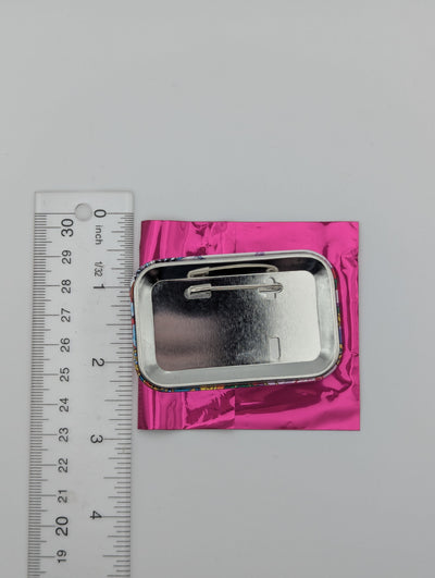 Purson Soi and Iruma Suzuki Welcome to Demon School Iruma-kun Rectangle Can Badge