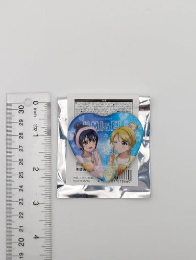 Umi Sonoda & Eli Ayase Love Live UR Pair Can Badge